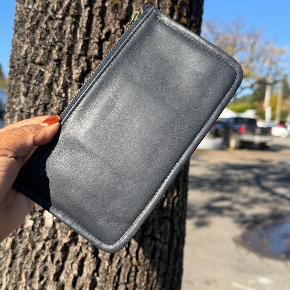 Vintage COACH Skinny Case Zip Utility Pouch - Picture 1 of 10